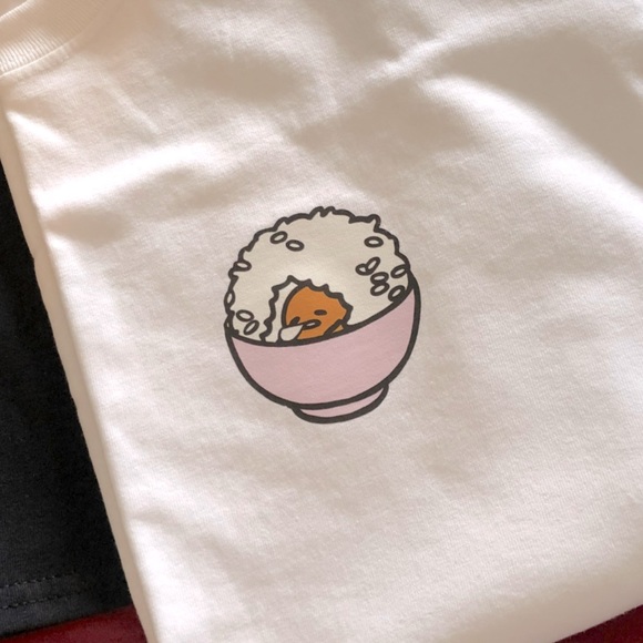 NWOT Gudetama Long Sleeved Graphic Shirt, White - Picture 1 of 7